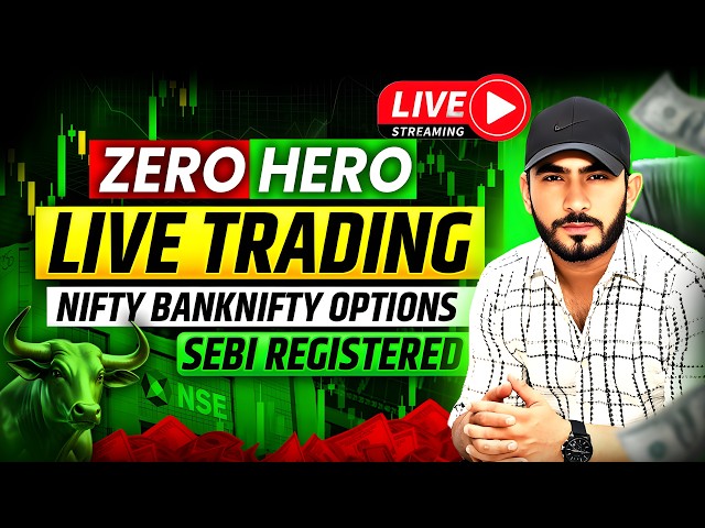 Expiry Hero Zero Trade Nifty SENSEX | Live Trading | Banknifty Analysis | 06-August | #livetrading