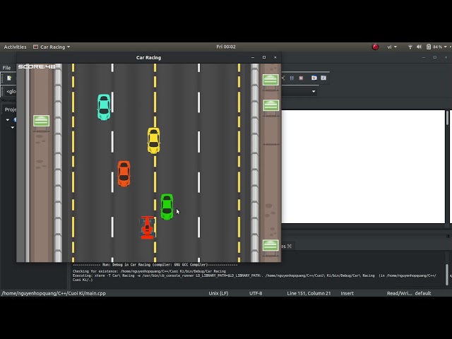 Car Racing - C++ game with SFML and Codeblocks