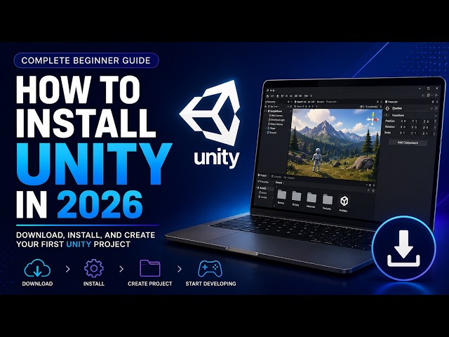 How to Install Unity 6 in 2026 | Complete Beginner Guide | Unity Tutorial