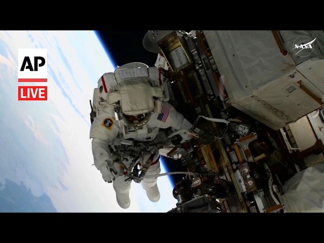 LIVE: NASA astronauts conduct spacewalk outside International Space Station