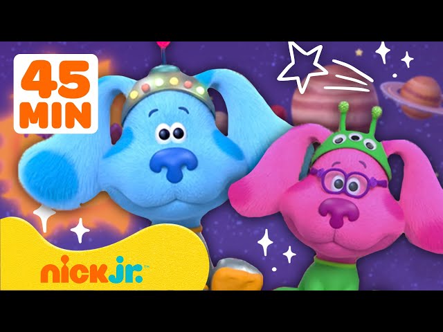 Pistas de Blue y tú | ¡45 MINUTOS de juegos de disfraces de Blue! 💥 | Nick Jr. en Español