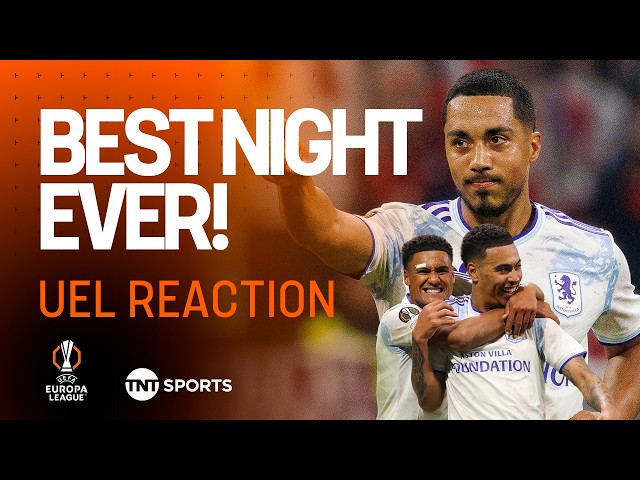 Tielemans, Rogers and Watkins react after ending Villa's 44 year European trophy drought! 🏆 #UEL