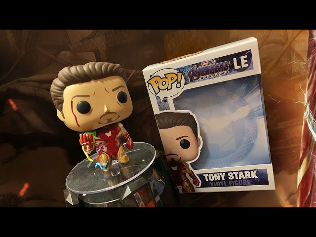 Tony Stark / Iron Man With Nano Power Gauntlet Custom Funko Pop