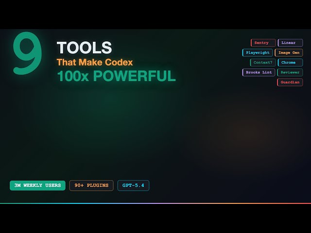 9 Tools That Make Codex 100x More Powerful (OpenAI Plugins Deep Dive)