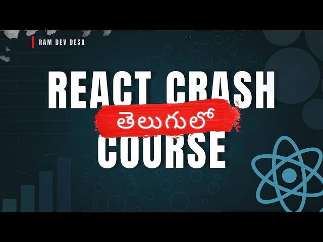 React crash course in Telugu ✡️ | Ram Dev Desk