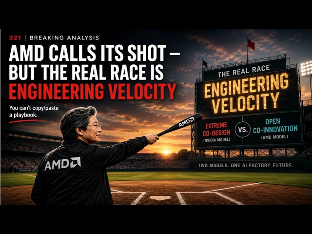321 | Breaking Analysis | AMD calls its shot - But the real race is engineering velocity