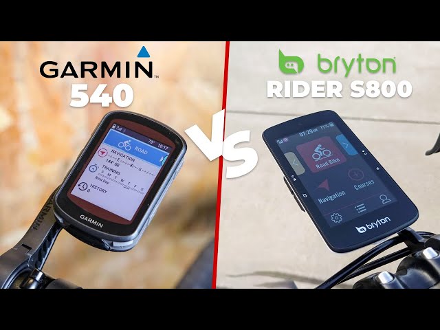 Garmin Edge 540 vs Bryton Rider S800 - Which Bike Computer Should You Buy?