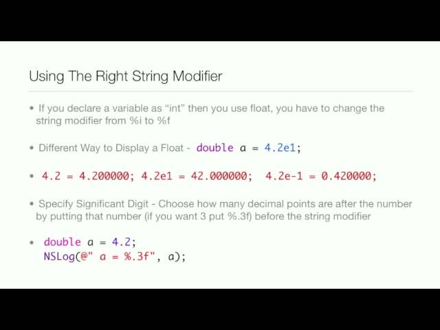 Objective-C Tutorial - Lesson 3: Part 1: Commenting & Compound Assignment Operators