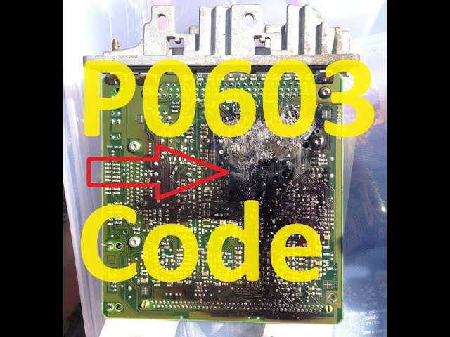 Causes and Fixes P0603 Code: Internal Control Module Keep Alive Memory (KAM) Error