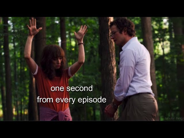 one second from every episode of stranger things
