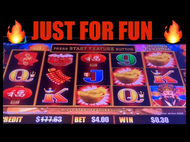 🔥 JUST FOR FUN 🔥 SPRING FESTIVAL DRAGON LINK SLOT MACHINE 🎰 
