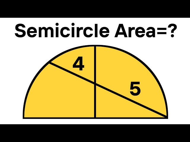 Can You Solve This Without Finding the Radius?
