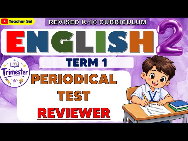 ENGLISH 2 TERM 1 EXAMINATION REVIEWER #grade2  #Reviewer