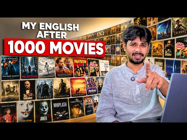 I watched 1000 MOVIES to improve my ENGLISH