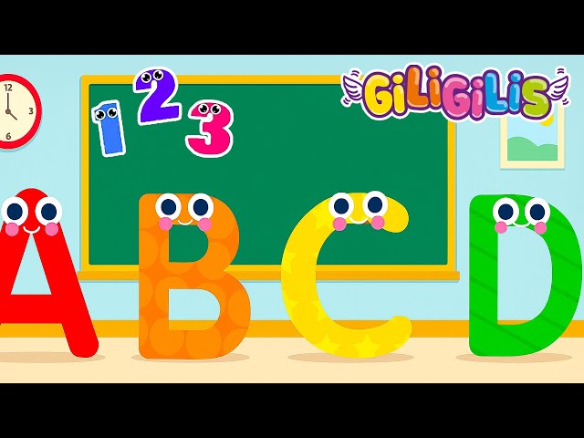 Explore the Fun Alphabet in a Colorful Classroom – The Learning Journey of the Adorable Letters