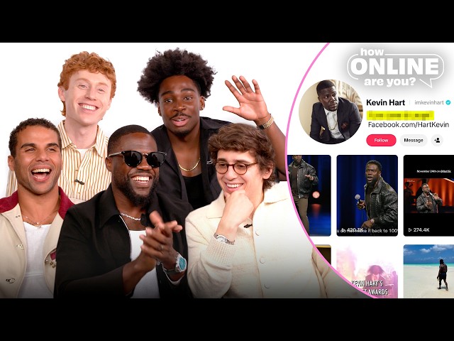 The Cast of ‘72 Hours’ Roast Kevin Hart’s TikTok Bio | How Online Are You?