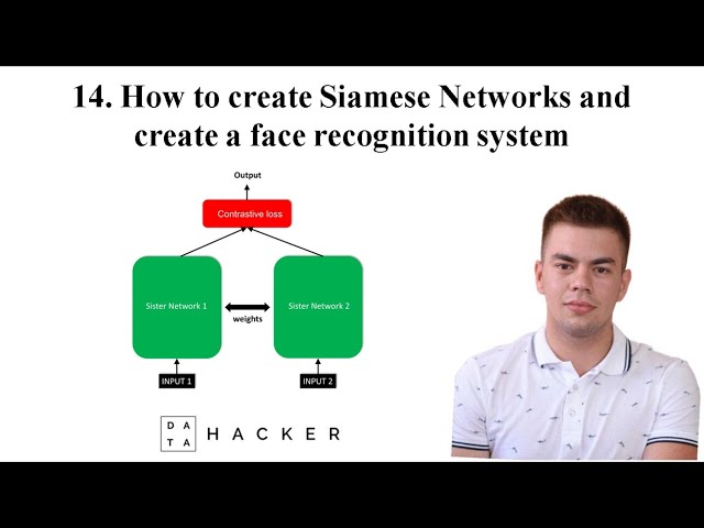 14 PyTorch tutorial - How to create Siamese Networks and create a face recognition system