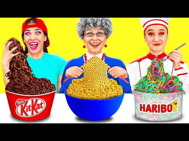 Me vs Grandma Cooking Challenge | Amazing Kitchen Recipes by PaRaRa Challenge