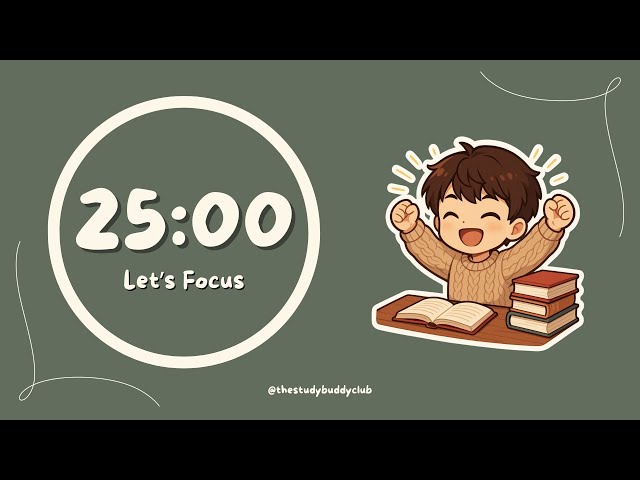Study With Me For 2 Hours - Cute Anime Timer That Actually Works!  | Jazz Café Pomodoro Timer