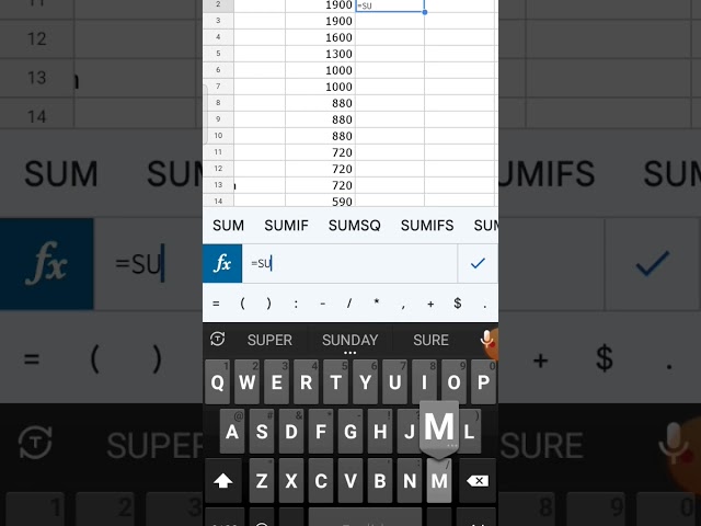 Google Sheet Easy Calculation #sheet #sumformula #sumfunction