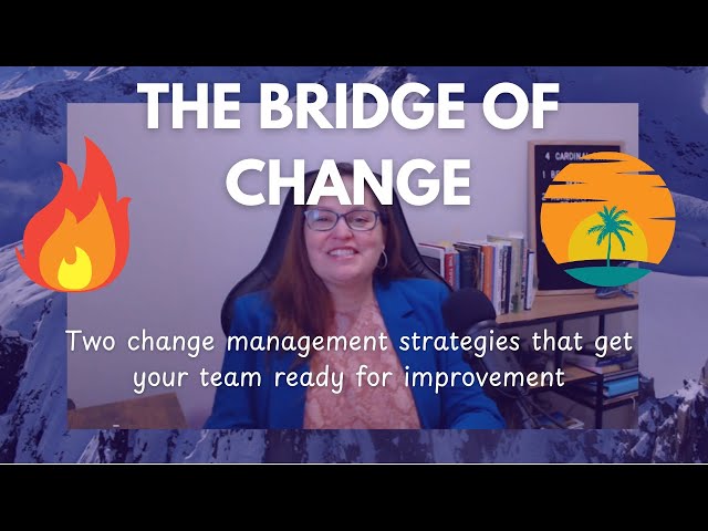 Bridge of Change: The strategy that gets your team moving and embracing improvement