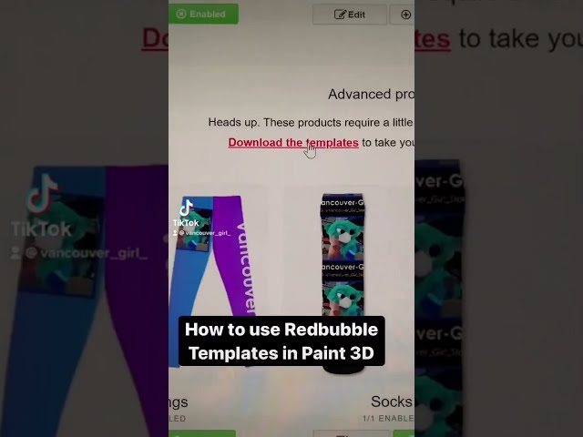 How To Use REDBUBBLE TEMPLATES  - #shorts