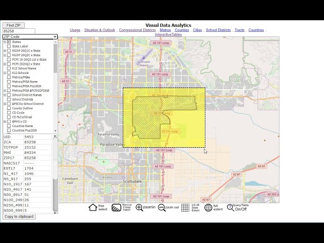 VDA (Visual Data Analytics VDA Mapserver)