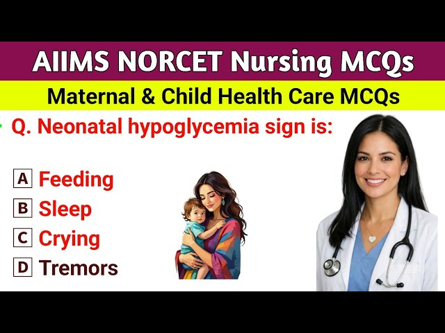 Top 70 Nursing MCQs | Maternal & Child Health Care MCQs | AIIMS NORCET Exam MCQs | Nursing 2026 MCQs