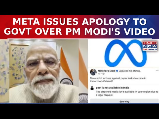 PM Modi's 'Gen Z Connect' Video Taken Down By Mistake? Meta Apologises To Government, Row Escalates