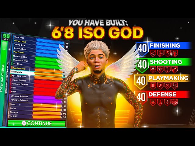 *NEW* BEST ALL AROUND *OPTIMIZED* 6’8 DEMIGOD BUILD is BREAKING in NBA 2K26! BEST BUILD IN NBA2K26!!