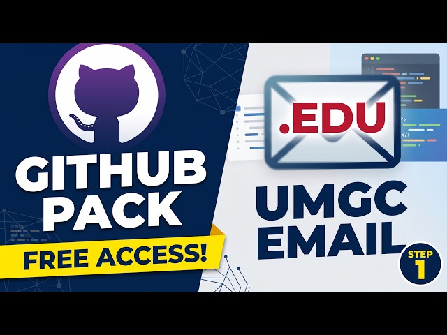 Get a UMGC .edu Email - GitHub Student Developer Pack (Part 1)