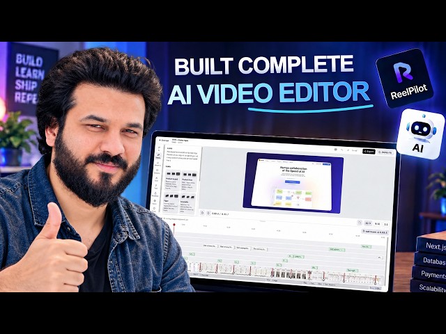 I Built a Complete AI Video Editor in Next.js | Agentic Coding