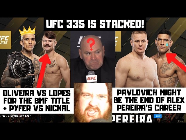 UFC 335 OFFICIAL! Oliveira vs Lopes? Pavlovich vs Pereira? Topuria vs Pimblett TUF? My Reaction