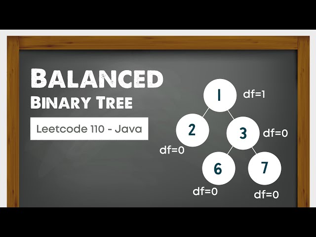 Balanced Binary Tree - Leetcode 110 - Java
