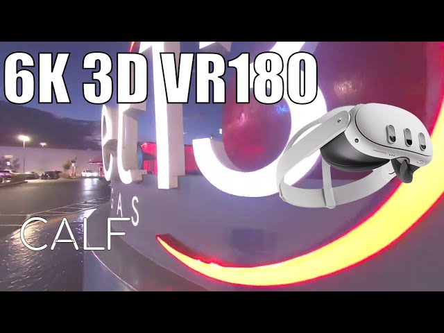 VR180 3D 6K Virtual Vegas, Planet 13!