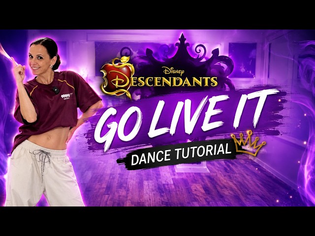 GO LIVE IT Dance Tutorial 💃 | Descendants: Wicked Wonderland | Step-by-Step Beginner Breakdown