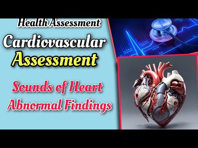 How to Assess the Cardiovascular System | Sounds of Heart | S1,S2,S3 & S4, Murmer & Bruit sounds