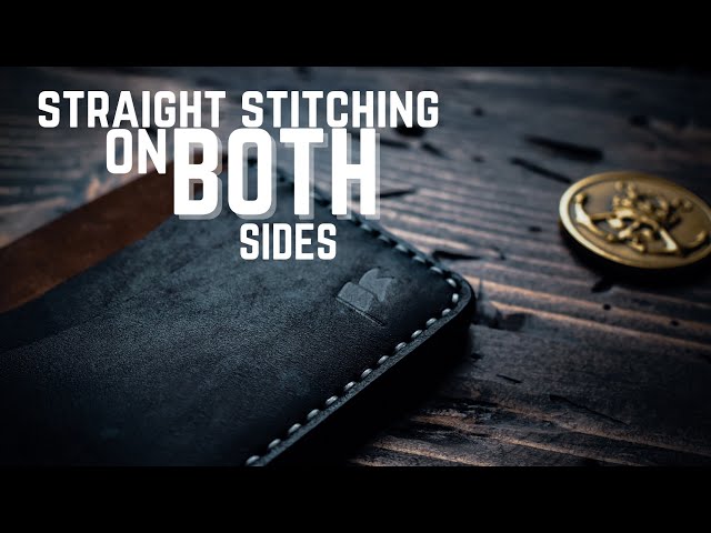 How to Get a Straight Stitching Line on BOTH Sides When Saddle Stitching Leather