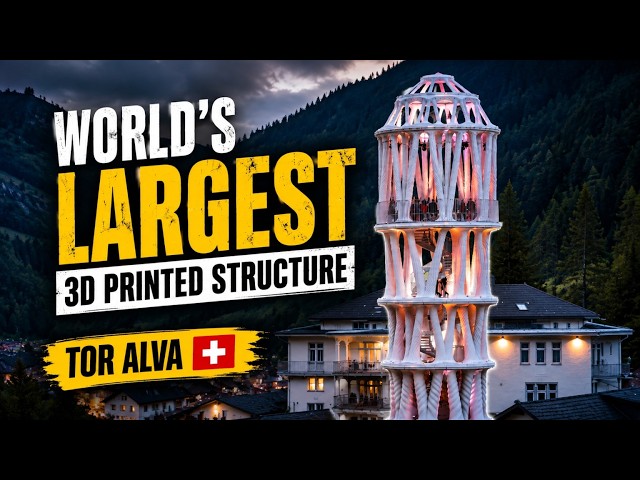 The Insane Engineering Behind the World’s Largest 3D Printed Structure