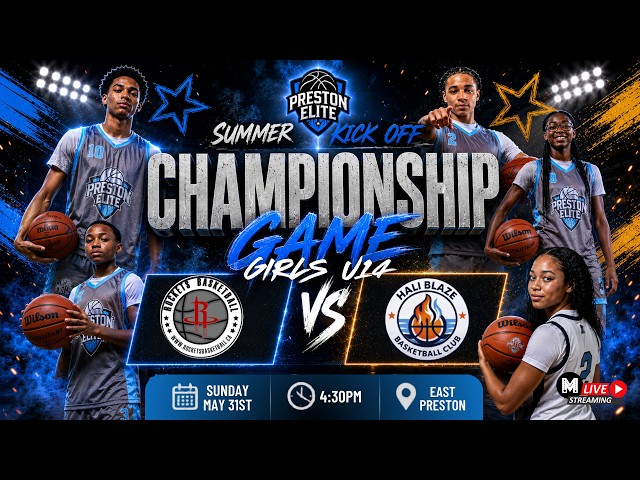 U14 Girls HaliBlaze vs Rockets - Preston Elite Summer Kickoff Sunday May 31st East Preston