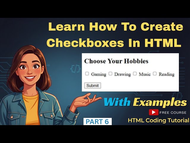 💯🔥Learn How To Create Checkboxes In HTML 