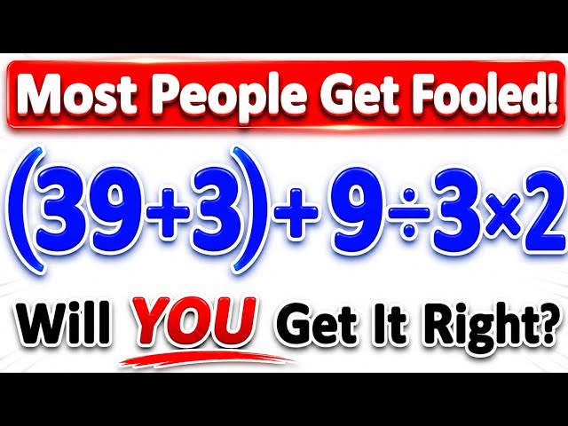 Only 1 in 10 People Can Solve This Amazing Math Problem! 🔥🧠