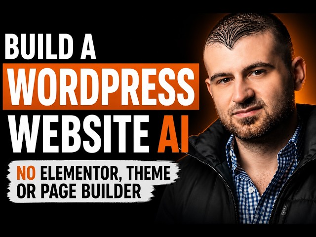 Build a WordPress Website With AI — No Elementor, Theme or Page Builder