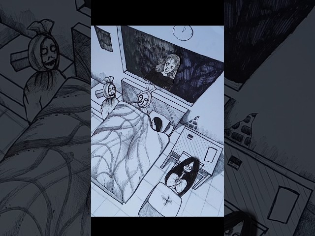 kamar berhantu | spooky bedroom #horror #hantu