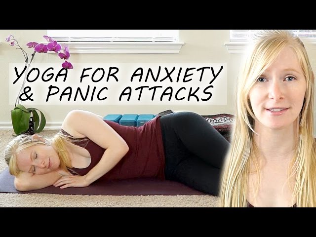 Beginners Yoga for Anxiety & Panic Attacks, Deep Relaxation, Sleep, Stress Relief, ASMR