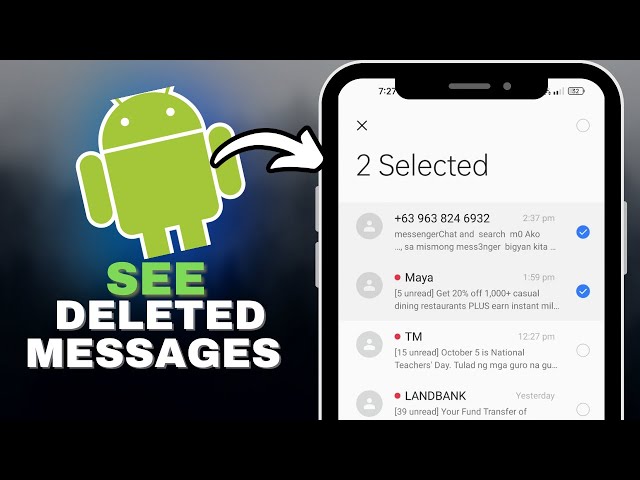 How To See Deleted Messages On Android Phone in SECONDS!
