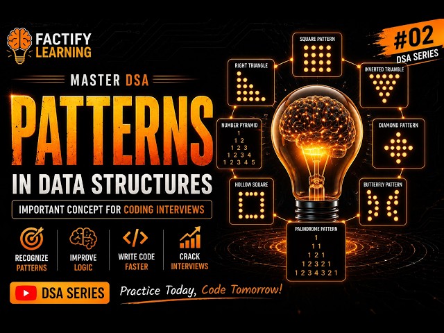 Pattern 2 & Pattern 3 Explained | Pattern Programming | DSA  | Episode 4