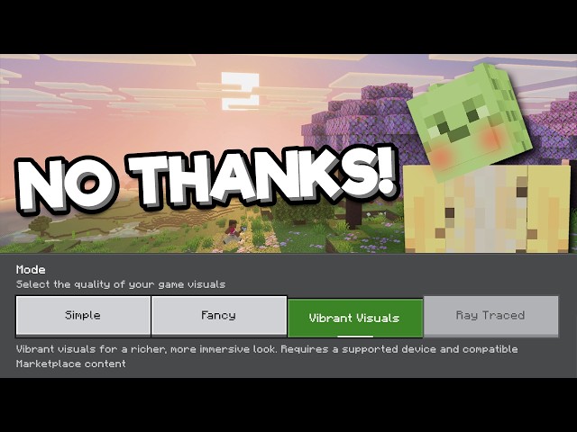 DONT Use Minecraft's Vibrant Visuals