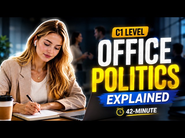 (42-Minute) C1 Level Office Politics Explained || Advanced English Listening