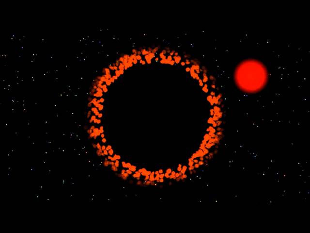 3D HD solar eclipse a star's corona with sound animation system